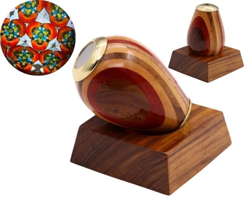 YVCrafts Handgefertigtes Kaleidoskop aus Messing und Holz, lackiert, inklusive Holzsockel - A für besondere Anlässe und Ostern YVCrafts Handgefertigtes Kaleidoskop aus Messing und Holz, lackiert, inklusive Holzsockel - A für besondere Anlässe und Ostern von YVCrafts