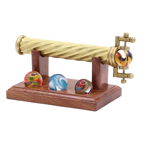 YVCrafts Marblescope Kaleidoskop aus Messing mit austauschbaren Glasmurmeln, inklusive Hartholz-Präsentationsständer - ein aufmerksames Geschenk für den anspruchsvollen Sammler YVCrafts Marblescope Kaleidoskop aus Messing mit austauschbaren Glasmurmeln, inklusive Hartholz-Präsentationsständer - ein aufmerksames Geschenk für den anspruchsvollen Sammler von YVCrafts