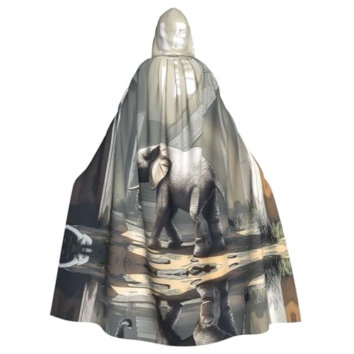 YVNKHKU Das goldene Mammut in den Ruinen Modischer Kapuzenumhang - Stilvoller und vielseitiger Umhang für Halloween und mehr YVNKHKU Das goldene Mammut in den Ruinen Modischer Kapuzenumhang - Stilvoller und vielseitiger Umhang für Halloween und mehr von YVNKHKU