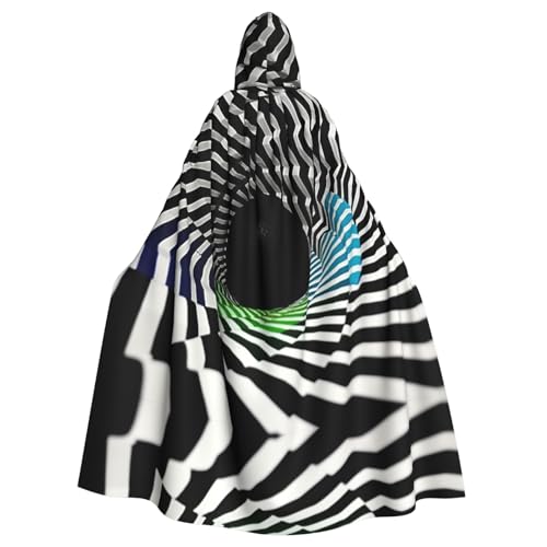 YVNKHKU Hypnosis Tunnel Fashion Kapuzenumhang - Stilvoller und vielseitiger Umhang für Halloween und mehr von YVNKHKU