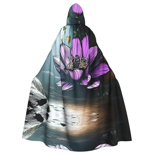 YVNKHKU Lotus Blumen, Urban Ruins Fashion Kapuzenumhang - Stilvoller und vielseitiger Umhang für Halloween und mehr YVNKHKU Lotus Blumen, Urban Ruins Fashion Kapuzenumhang - Stilvoller und vielseitiger Umhang für Halloween und mehr von YVNKHKU
