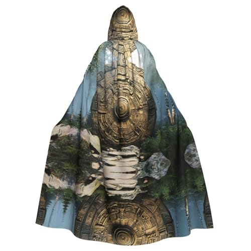 YVNKHKU Modischer Kapuzenumhang mit Eisenbogen-Tor-Muster – stilvoller und vielseitiger Umhang für Halloween und mehr YVNKHKU Modischer Kapuzenumhang mit Eisenbogen-Tor-Muster – stilvoller und vielseitiger Umhang für Halloween und mehr von YVNKHKU