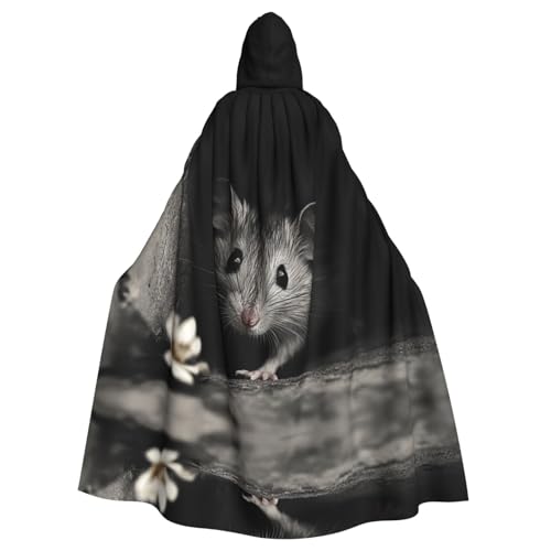 YVNKHKU Modischer Kapuzenumhang mit Maus in der Dunkelheit, stilvoller und vielseitiger Umhang für Halloween und mehr YVNKHKU Modischer Kapuzenumhang mit Maus in der Dunkelheit, stilvoller und vielseitiger Umhang für Halloween und mehr von YVNKHKU