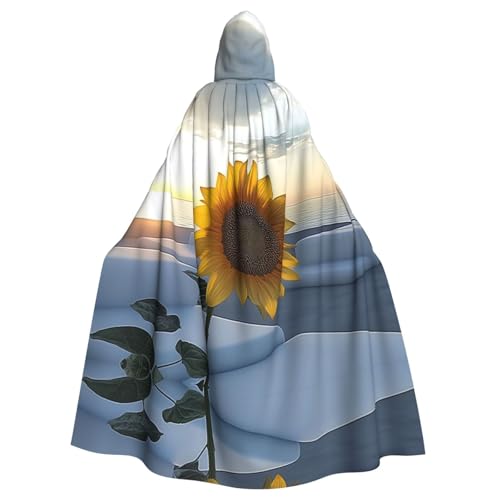 YVNKHKU Modischer Kapuzenumhang mit Sonnenblumen im Morgengrauen – stilvoller und vielseitiger Umhang für Halloween und mehr YVNKHKU Modischer Kapuzenumhang mit Sonnenblumen im Morgengrauen – stilvoller und vielseitiger Umhang für Halloween und mehr von YVNKHKU