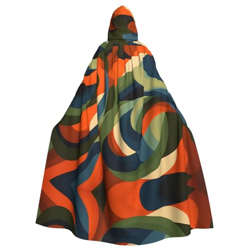 YVNKHKU Rot, Orange, Blau, Beige, Pigmentwirbel, modischer Kapuzenumhang – stilvoller und vielseitiger Umhang für Halloween und mehr YVNKHKU Rot, Orange, Blau, Beige, Pigmentwirbel, modischer Kapuzenumhang – stilvoller und vielseitiger Umhang für Halloween und mehr von YVNKHKU