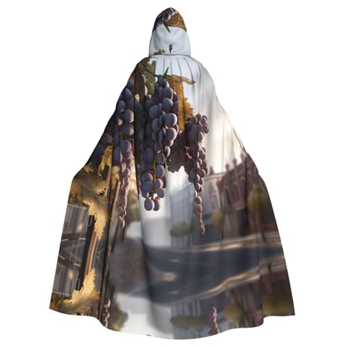 YVNKHKU Vineyard Fashion Kapuzenumhang - Stilvoller und vielseitiger Umhang für Halloween und mehr von YVNKHKU
