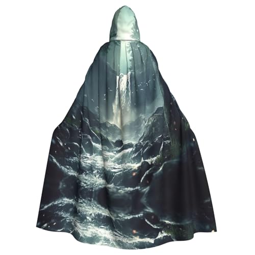 YVNKHKU Wasserfall Forest Fashion Kapuzenumhang - Stilvoller und vielseitiger Umhang für Halloween und mehr YVNKHKU Wasserfall Forest Fashion Kapuzenumhang - Stilvoller und vielseitiger Umhang für Halloween und mehr von YVNKHKU