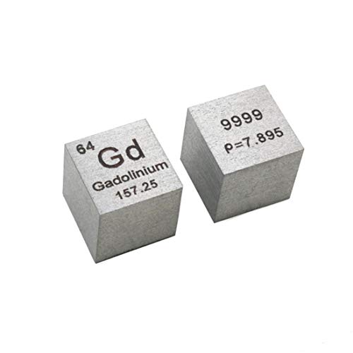 10 mm Gadolinium Würfel, 99,99% reines Metall Gadolinium Würfel-chemische Element-Sammlung Hand Made DIY Hobbies Crafts Display 10 mm Gadolinium Würfel, 99,99% reines Metall Gadolinium Würfel-chemische Element-Sammlung Hand Made DIY Hobbies Crafts Display von YVZOTCK
