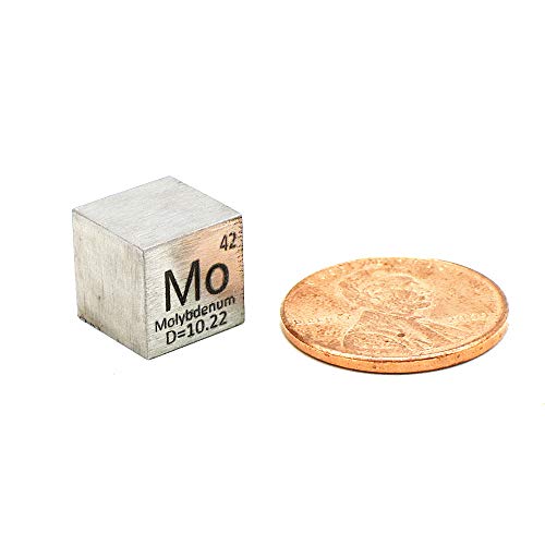 10 mm Molybdän Würfel, 99,93% reines Metall Molybdän Würfel-chemische Element-Sammlung Hand Made DIY Hobbies Crafts Display 10 mm Molybdän Würfel, 99,93% reines Metall Molybdän Würfel-chemische Element-Sammlung Hand Made DIY Hobbies Crafts Display von YVZOTCK