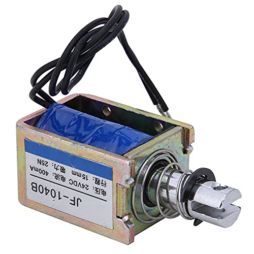 DC Electromagnet, JF-1040b 24 V Push-Pull-Magnet 15-mm-Hub, Hochwertiger Kupferdraht für Verkaufsautomaten, Transportgeräte DC Electromagnet, JF-1040b 24 V Push-Pull-Magnet 15-mm-Hub, Hochwertiger Kupferdraht für Verkaufsautomaten, Transportgeräte von YWBL-WH