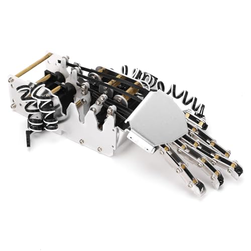 Mechanische Hand, Analog-Servo-5-Finger-Manipulator-Roboterhand-Kit Im Maßstab 1:1, Komplettes Roboterhand-Kit für, Jugendliche und Erwachsene, Hardwaretubing Mechanische Hand, Analog-Servo-5-Finger-Manipulator-Roboterhand-Kit Im Maßstab 1:1, Komplettes Roboterhand-Kit für, Jugendliche und Erwachsene, Hardwaretubing von YWBL-WH