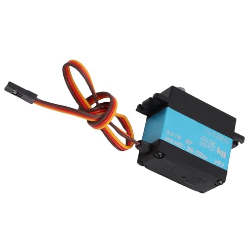 YWBL-WH 25 Kg Digitales Servo, EIN Verbessertes RC-Modellsystem, ABS-Legierungstahl, Metall Zahnräder, 0-180 Rotatierbar, für RC-Autos, Flugzeuge, Hubschrauber von YWBL-WH