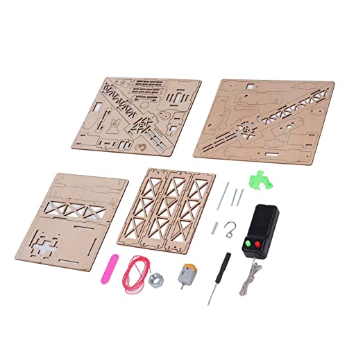 YWBL-WH 3D-Holzpuzzle, Ferngesteuertes Holzkranmodell mit Doppelten Hebepunkten und Beobachtungsloch, Pädagogisches Puzzle-Kit für YWBL-WH 3D-Holzpuzzle, Ferngesteuertes Holzkranmodell mit Doppelten Hebepunkten und Beobachtungsloch, Pädagogisches Puzzle-Kit für von YWBL-WH