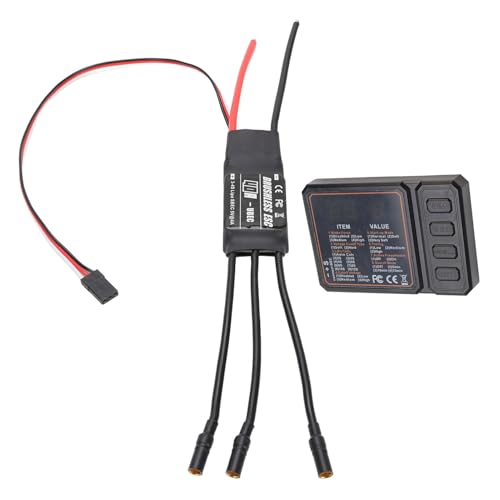 YWBL-WH 40A, 3-4S RC Bürstenloser ESC-Schnellreaktion für Modellflugzeuge, Elektrischer Geschwindigkeitscontroller mit Mehreren Wachen, mit Einstellungen für Bremskraft, von YWBL-WH