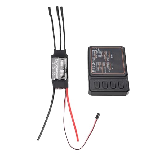 YWBL-WH Einstellbare Startmodi, Sicherheitsmechanismen, Vielseitige Programmierung RC Hubschrauber Bürstenloser ESC mit ABS-Material, 80A, 3-6S Lipo von YWBL-WH