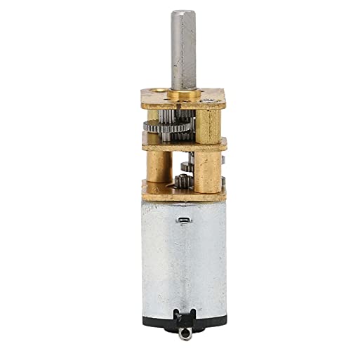 YWBL-WH Getriebemotor, 12FN20 DC 6 V Zahnradgetriebemotor, 10 U/min Mini-Metallzahnradgetriebemotor, 3 X 10 Mm Wellenuntersetzungsgetriebemotor für Roboter, Lüftermotoren von YWBL-WH