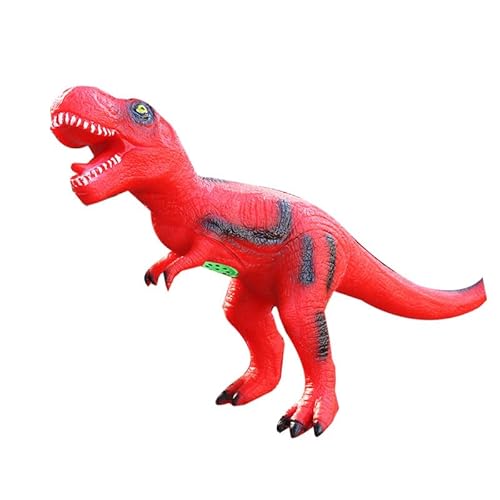 YWBL-WH Großes Dinosaurierspielzeug mit Brüllter Klang, Batteriebetriebener Dinosaurier -Figur für Kinderunterhaltung (Rot) von YWBL-WH