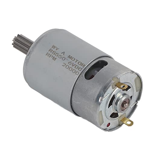YWBL-WH RS550 Motormotor, Hohe Leistung mit Zahnköpfen für Elektrisches Spielzeugauto, Kindermotorrad, 6 -V -Mikromotor mit Premiummaterial, Kompaktes Größe und Geringes Gewicht, Niedriges Rauschen, YWBL-WH RS550 Motormotor, Hohe Leistung mit Zahnköpfen für Elektrisches Spielzeugauto, Kindermotorrad, 6 -V -Mikromotor mit Premiummaterial, Kompaktes Größe und Geringes Gewicht, Niedriges Rauschen, von YWBL-WH