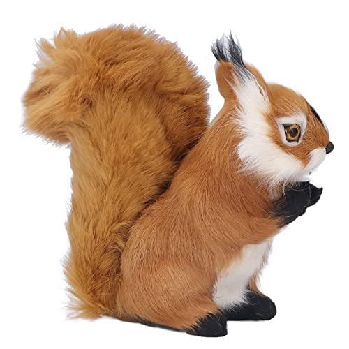 Simulation Eichhörnchen Garten Eichhörnchen Landschaft Ornament Dekorationen Große Niedliche Lebensechte Simulation Eichhörnchen Handwerk Dekorationen Garten Ornament von YWBL-WH