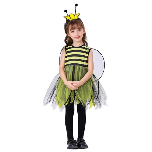 Halloween Costumes Halloween-Kostümset für Kinder zum Rollenspiel. Tierkostüm. Geeignet für Mädchen. Mein Melodie-Cosplay-Kostüm (Yellow, 9-10 years) von YWBleked