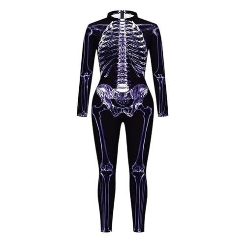 Halloween Kostume Halloween Skelett Bodysuit Gothic Cosplay Kostüm Slim Fit Ganzkörperoverall mit Digitaldruck für Frauen Männer Party Miccostumes Herren Dabi Bösewicht Cosplay Bnha Kostüm ( Black, M) Halloween Kostume Halloween Skelett Bodysuit Gothic Cosplay Kostüm Slim Fit Ganzkörperoverall mit Digitaldruck für Frauen Männer Party Miccostumes Herren Dabi Bösewicht Cosplay Bnha Kostüm ( Black, M) von YWBleked