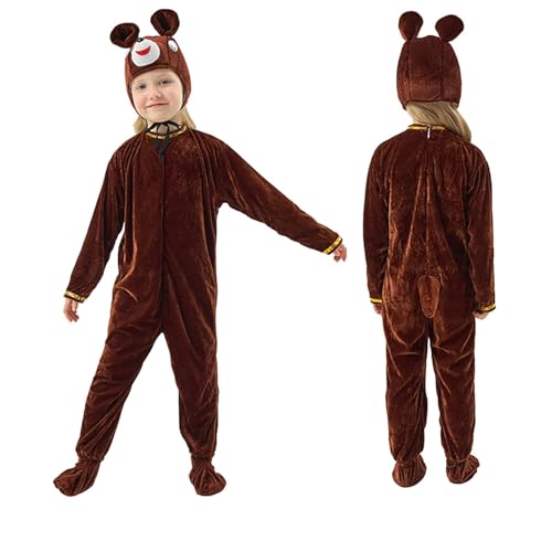 Mittelalter Kleidung Damen Braunbär-Cosplay-Kostüm für Kinder, elegantes Rollenspiel-Outfit im Hofstil für Partys und Halloween-Verkleidungen Jungen Kaneki Ken Cosplay Kostüme Overall ( Brown, 100) Mittelalter Kleidung Damen Braunbär-Cosplay-Kostüm für Kinder, elegantes Rollenspiel-Outfit im Hofstil für Partys und Halloween-Verkleidungen Jungen Kaneki Ken Cosplay Kostüme Overall ( Brown, 100) von YWBleked