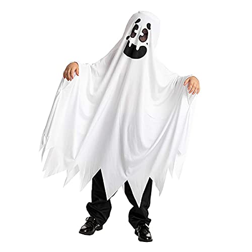 YWBleked Halloween Garten Deko FBA-Trick- oder Behandlungsmantel für FBA-Kinderspielzeugkostüm Halloween Deko Party Event-Dekor-Zylinderständer (White, One Size) von YWBleked