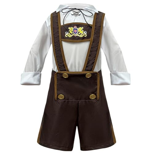 YWBleked Halloween Kostüm Kinder Kinder Cosplay Kostüm Oktoberfest Themen Outfit Für Festival Kleid Karneval Historischen Stil Für Partys Und Veranstaltungen Anime-Cosplay-Kostüm (White, L) von YWBleked