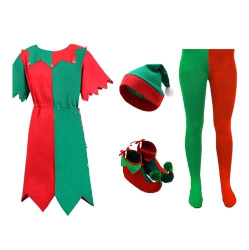 YWBleked Halloween Kostüm Renaissance Bezauberndes Weihnachtsclown Kostüm für Männer und Frauen, Cosplay Outfit für Auftritte, Partys und Feste, Einheitsgröße Sanji Cosplay (Red, L) von YWBleked