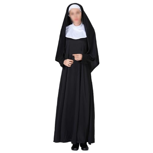 YWBleked Halloween Kostüme Damen Halloween Kostüm Heiliges Kleid Performance Outfit Maskerade Rollenspiel Mai Sakurajima Cosplay Kostüm (Black, M) von YWBleked