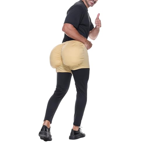 YWBleked Halloween Kostüme Hintern Weihnachtskostüme Zubehör Kostüme Santa Big Butt Cosplay Party Cosplay-Kimono-Kostüm (Beige, One Size) von YWBleked