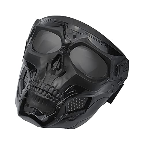 YWBleked Halloween-MaskenHelmbrille Maske Motorrad -Country Motorrad Outdoor Maske Halloween Party 9 (C, One Size) von YWBleked