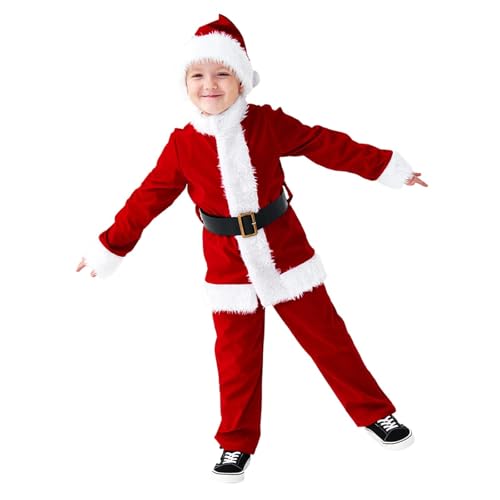 YWBleked Halloween umhang Set für Damen Weihnachtskostüm für Kinder, Weihnachtsmann, Party, Bühnenkostüm Kaede Akamatsu Cosplay Kostüm (Red, L) von YWBleked