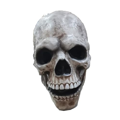 YWBleked Hallowen MaskenEinzigartig für Halloween, mundloser Boner, Gesicht, Kopfbedeckung, Party, Kostümzubehör, Gothic-Dekoration Augenklappe (Grey, 30X30CM) von YWBleked