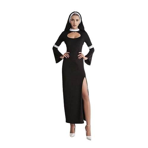 YWBleked Kostüme Halloween Halloween Priesterin Cosplay Kostüm Lolbit-Cosplay-Kostüm (Black, M) von YWBleked