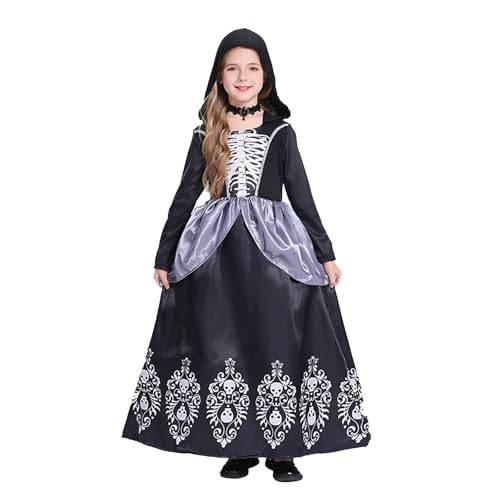 YWBleked Kostüme für Halloween Kinder Halloween Cosplay Kostüme Festival Performance Party Rollenspiele Kleid Sets Schulmädchen Kostüm Frauen Cosplay (Black, 10 12 Years) von YWBleked