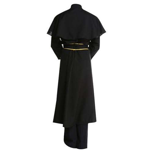 YWBleked Mittelalter Kleidung Damen Heiliges Halloween-Kostüm, Priesterrobe für Männer -Outfit, biblische Figur, Cosplay für Themenpartys Theaterstücke Cosplay Kostüme Kinder Katze (A, XL) von YWBleked