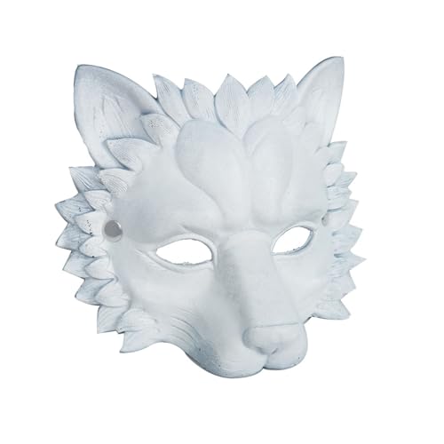 YWINETO Löwenmaske, Tiermasken, Neuheit, Halloween, Cosplay, Kostüm, Tanzparty, Halbgesicht, leicht, bequem, Maske für Erwachsene, Löwen-Kostüm-Requisite YWINETO Löwenmaske, Tiermasken, Neuheit, Halloween, Cosplay, Kostüm, Tanzparty, Halbgesicht, leicht, bequem, Maske für Erwachsene, Löwen-Kostüm-Requisite von YWINETO