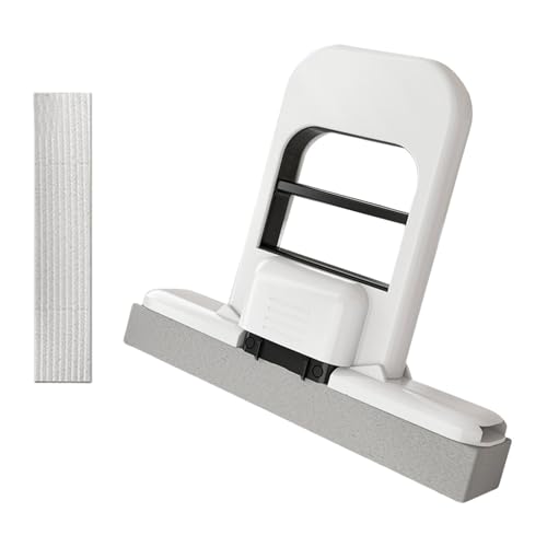 YWJLQH 2 Stück Mini Mopp Kompaktmopp Wischmopp Schwammwischer Küchenwischer Effizient mit Saugstarkem Schwammkopf für Nass Und Trockenreinigung für Haushalt, Weiss Schwarz YWJLQH 2 Stück Mini Mopp Kompaktmopp Wischmopp Schwammwischer Küchenwischer Effizient mit Saugstarkem Schwammkopf für Nass Und Trockenreinigung für Haushalt, Weiss Schwarz von YWJLQH