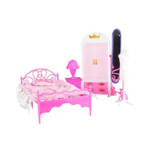 YWJLQH 5 Stück Puppenmöbel Zubehör Im Maßstab 1:6 für Zuhause, Bett, Kleiderschrank, Ornamente YWJLQH 5 Stück Puppenmöbel Zubehör Im Maßstab 1:6 für Zuhause, Bett, Kleiderschrank, Ornamente von YWJLQH