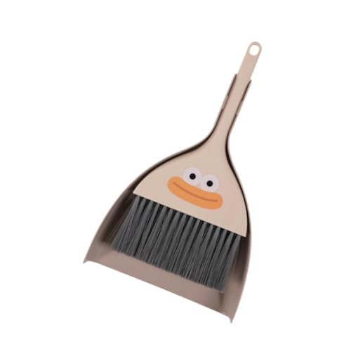 YWJLQH Kleines Kehrset für Kinder mit Staubpfanne Und Bürste für Haustierpflege, Beige von YWJLQH