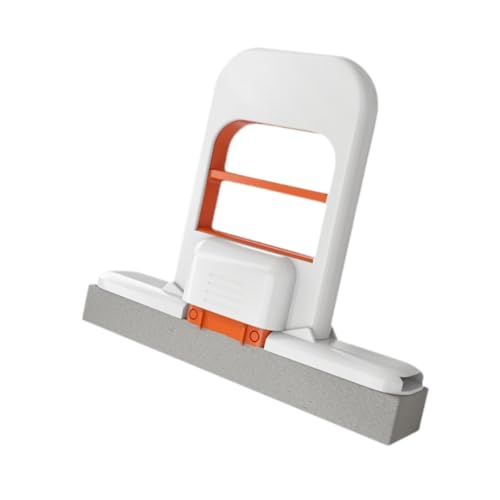 YWJLQH Selbstauswringender Handmop Aus Robustem Pp Material mit Saugstarkem Schwamm Praktisch für Nass Und Trockenputzen Ideal für Badezimmer Küche, Weiß Orange YWJLQH Selbstauswringender Handmop Aus Robustem Pp Material mit Saugstarkem Schwamm Praktisch für Nass Und Trockenputzen Ideal für Badezimmer Küche, Weiß Orange von YWJLQH