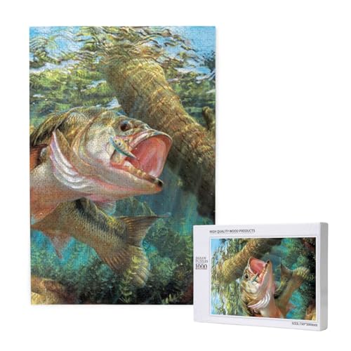 Angeln,1000 Teile Holzpuzzle Familienspiel Puzzle für Erwachsene und Jugendliche Angeln,1000 Teile Holzpuzzle Familienspiel Puzzle für Erwachsene und Jugendliche von YWSOTRE