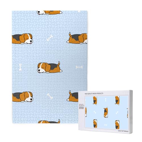 Cartoon-Haustier Hund,1000 Teile Holzpuzzle Familienspiel Puzzle für Erwachsene und Jugendliche Cartoon-Haustier Hund,1000 Teile Holzpuzzle Familienspiel Puzzle für Erwachsene und Jugendliche von YWSOTRE