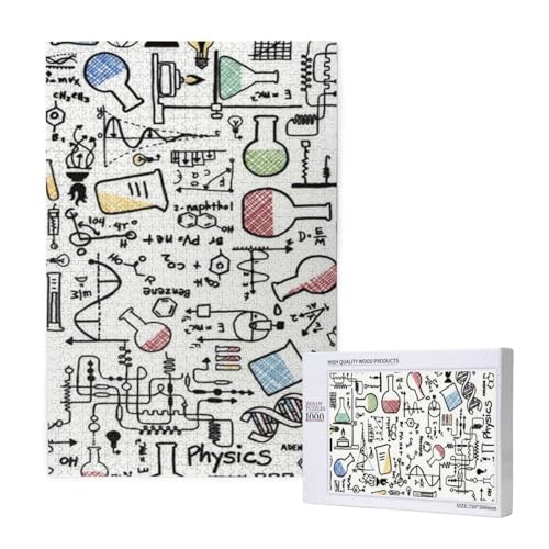 Chemie-Experimente Wissenschaft Wissenschaftliche Experimente,1000 Teile Holzpuzzle Familienspiel Puzzle für Erwachsene und Jugendliche Chemie-Experimente Wissenschaft Wissenschaftliche Experimente,1000 Teile Holzpuzzle Familienspiel Puzzle für Erwachsene und Jugendliche von YWSOTRE
