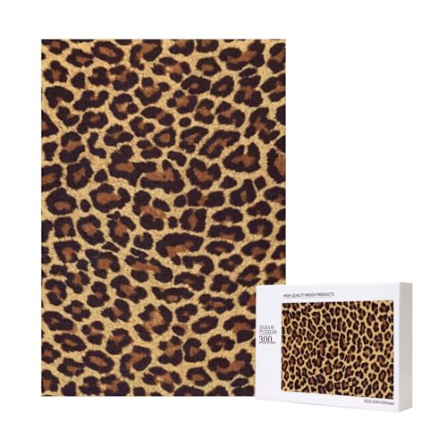 Cooler Leopard,300 Teile Holzpuzzle Familienspiel Puzzle für Erwachsene und Jugendliche Cooler Leopard,300 Teile Holzpuzzle Familienspiel Puzzle für Erwachsene und Jugendliche von YWSOTRE