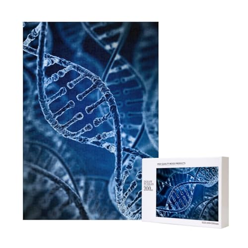 DNA-Kette Foto gedruckt,300 Teile Holzpuzzle Familienspiel Puzzle für Erwachsene und Jugendliche DNA-Kette Foto gedruckt,300 Teile Holzpuzzle Familienspiel Puzzle für Erwachsene und Jugendliche von YWSOTRE