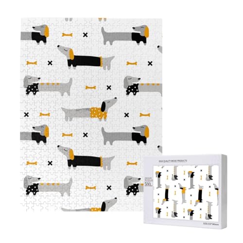 Dackel,500 Teile Holzpuzzle Familienspiel Puzzles für Erwachsene und Jugendliche Dackel,500 Teile Holzpuzzle Familienspiel Puzzles für Erwachsene und Jugendliche von YWSOTRE
