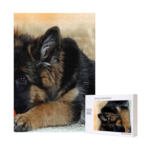 Deutscher Schäferhund,300 Teile Holzpuzzle Familienspiel Puzzle für Erwachsene und Jugendliche Deutscher Schäferhund,300 Teile Holzpuzzle Familienspiel Puzzle für Erwachsene und Jugendliche von YWSOTRE