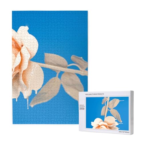 Einzigartige Rose,1000 Teile Holzpuzzle Familienspiel Puzzle für Erwachsene und Jugendliche Einzigartige Rose,1000 Teile Holzpuzzle Familienspiel Puzzle für Erwachsene und Jugendliche von YWSOTRE